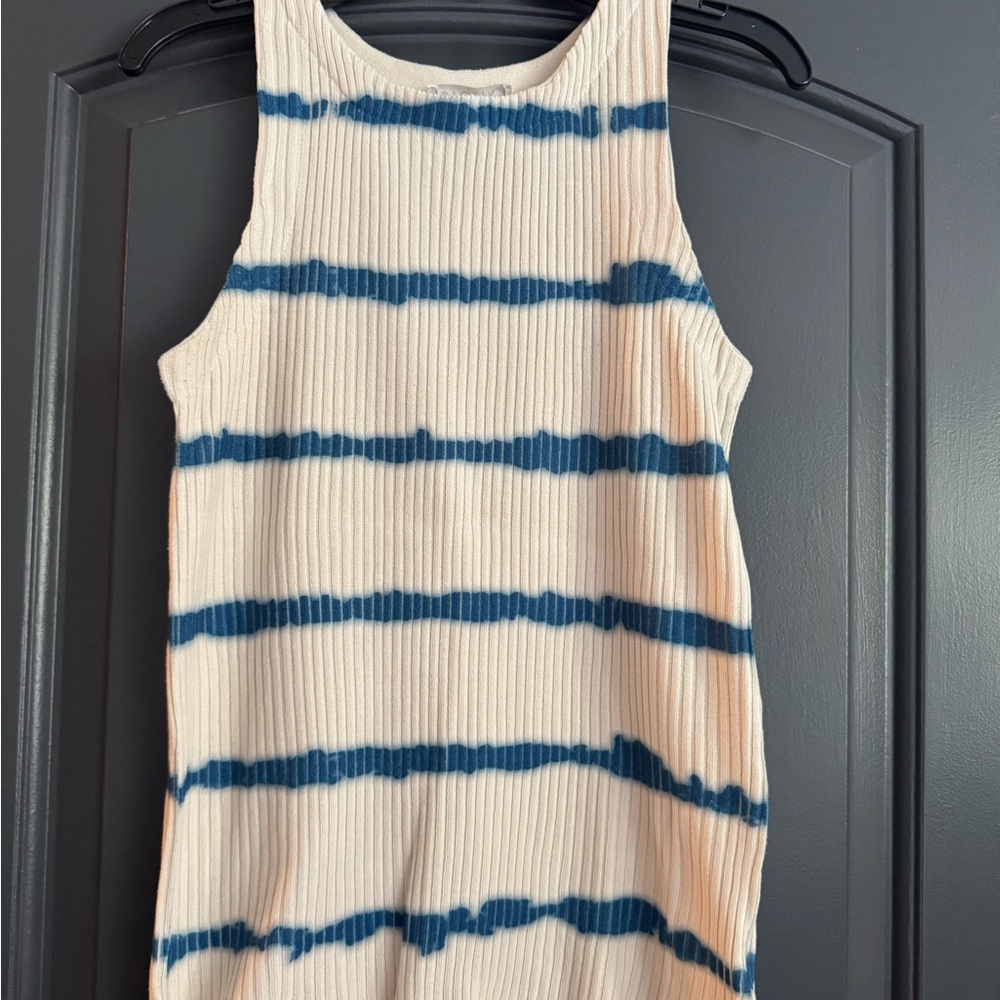 Striped Sleeveless Dress
